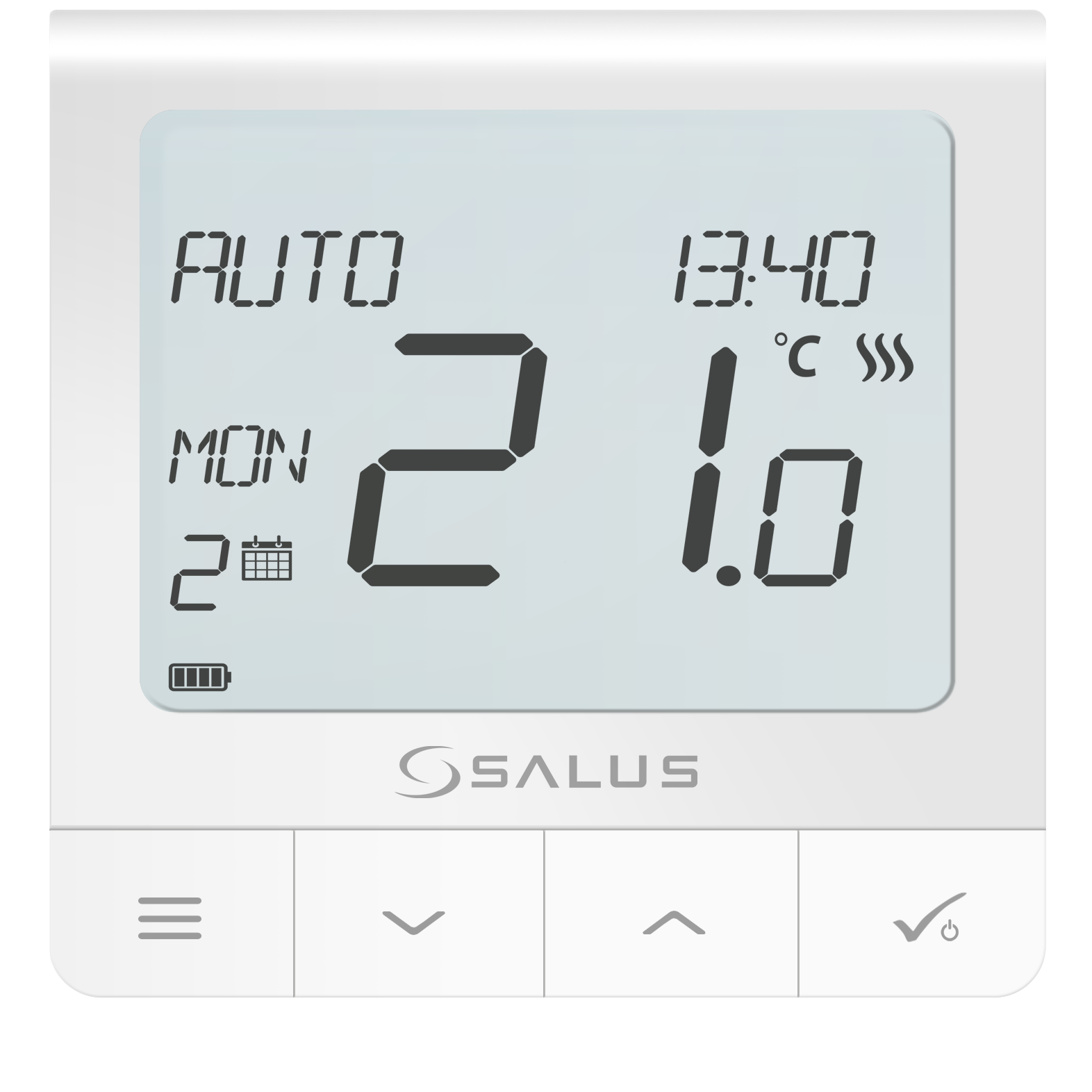 SALUS Quantum SQ610RF -älytermostaatti vesikiertoiselle lattialämmitykselle